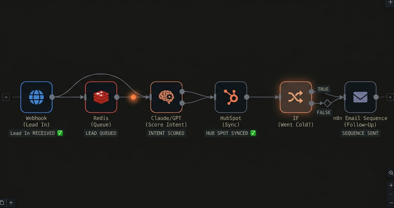 Pipeline Autopilot lead scoring workflow diagram